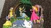 RARE Disney Store Beauty and the Beast Belle Castle Snowglobe Music Box Display.